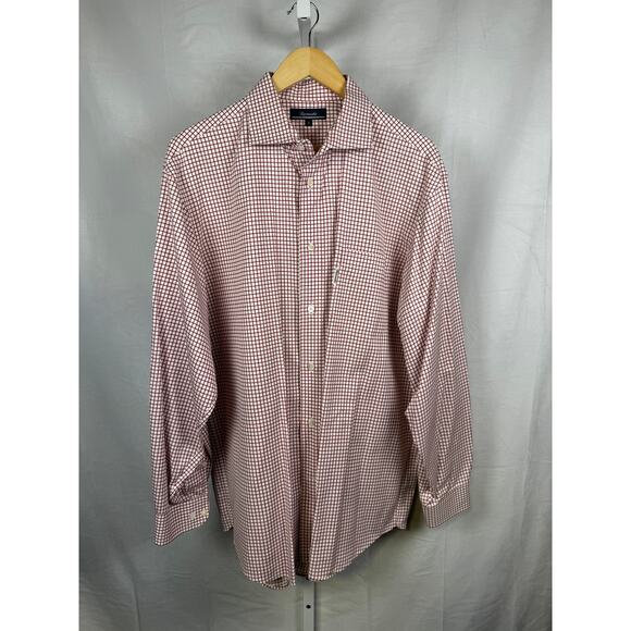 Faconnable 100% Cotton Long Sleeve Button Up Front Pocket Shirt Men's Si… - Picture 1 of 6